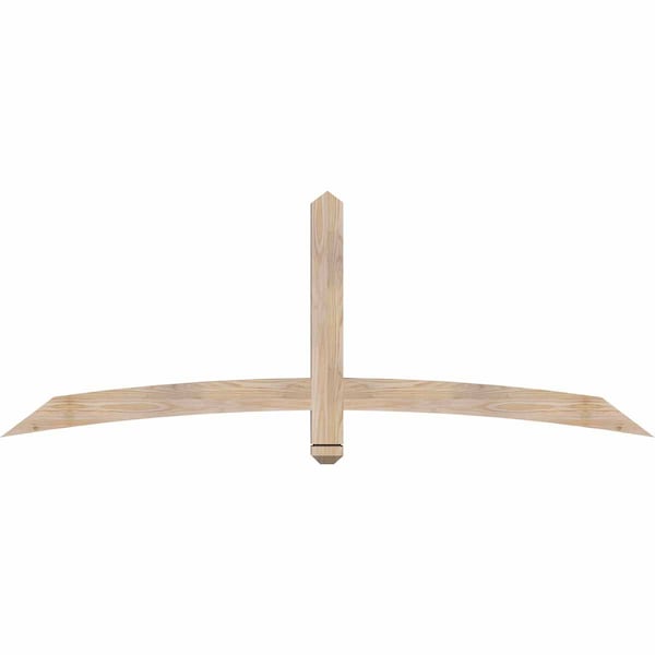 Ekena Millwork Bellingham Smooth Timber Gable Bracket, Douglas Fir, 72"W x 27"H x 3 1/2"D x 3 1/2"F, 9/12 Pitch GBW072X27X0404BEL00SDF - main
